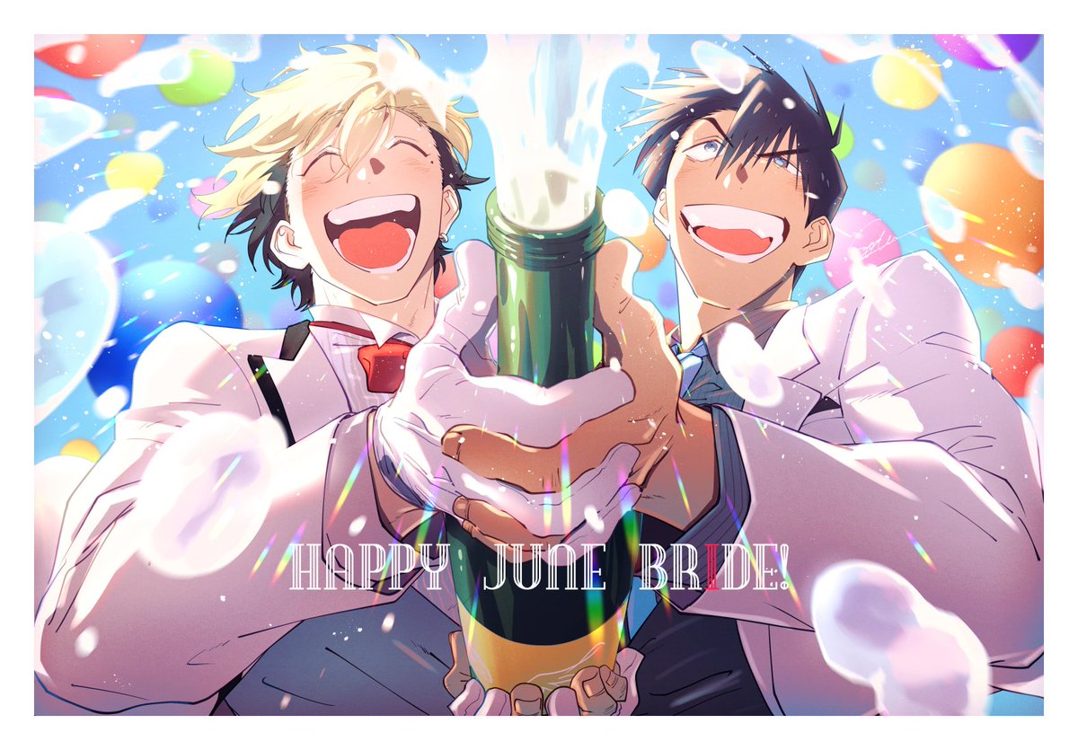 sota_cat's tweet photo. 🎈HAPPY JUNE BRIDE台牧～🍾(特大遅刻) https://t.co/OdO1qnLuNE