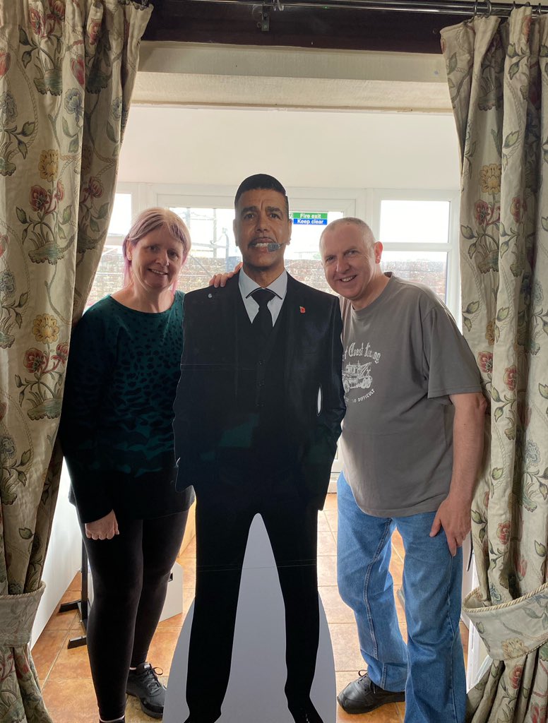 Paul Harrison (@_paulharrison) on Twitter photo UNBELIEVABLE!!๐ great to โmeet โ <a href="/chris_kammy/">Chris Kamara</a> with my other half <a href="/Alisonsnowling/">Alison Harrison</a> at The Viking,Flamborough,Yorkshire UNBELIEVABLE!!๐ great to โmeet โ <a href="/chris_kammy/">Chris Kamara</a> with my other half <a href="/Alisonsnowling/">Alison Harrison</a> at The Viking,Flamborough,Yorkshire