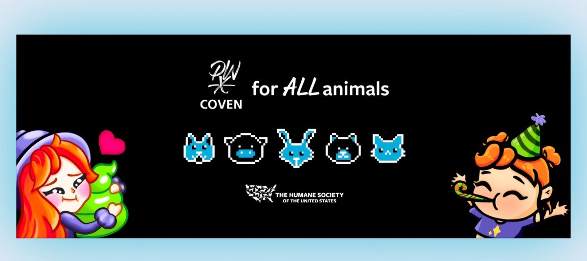If any of my streamer friends want to help save a lot of animals at the HUMANE SOCIETY with me and the coven, you can create your campaign here!! Even if just for one day YOU can make a huge difference 💙
⬇️⬇️⬇️
tiltify.com/hsus/pwx-coven…