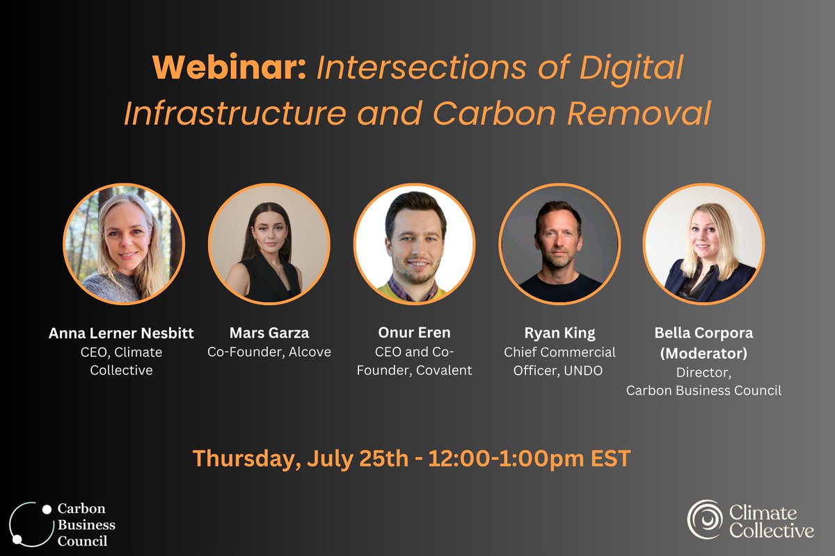 Mars (@marsnotaplanet) on Twitter photo Just wrapped up a prep session for a webinar focused on digital infra for CDR hosted by <a href="/CO2Council/">Carbon Business Council</a> and <a href="/clim8collective/">Climate Collective</a>- and WOW, will it be a good one you won't want to miss.
🌍 Topics I'm excited to touch on:
- How effective data management drives trust and transparency Just wrapped up a prep session for a webinar focused on digital infra for CDR hosted by <a href="/CO2Council/">Carbon Business Council</a> and <a href="/clim8collective/">Climate Collective</a>- and WOW, will it be a good one you won't want to miss.
🌍 Topics I'm excited to touch on:
- How effective data management drives trust and transparency