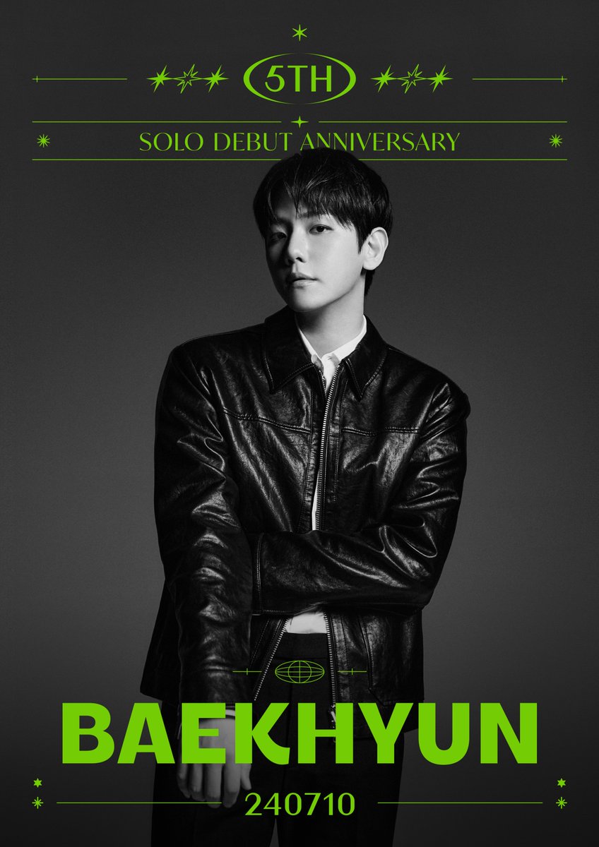 BAEKHYUN Solo Debut 5th Anniversary🎉

#백현 #BAEKHYUN 
#백현_솔로데뷔_5주년
#큥_솔로데뷔_5주년