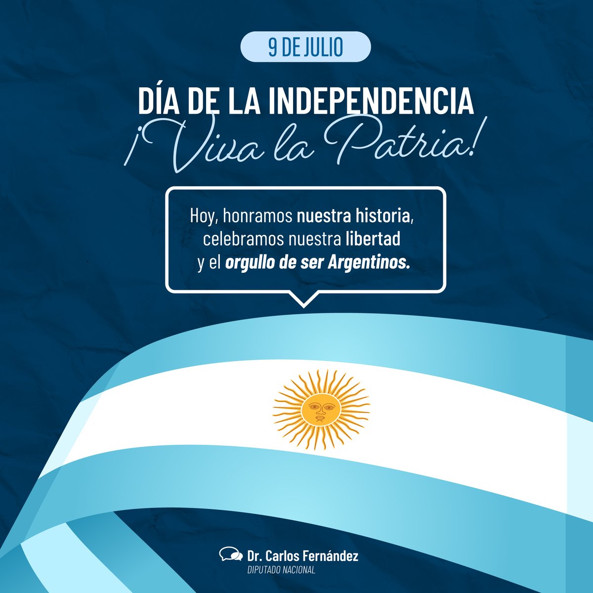 ¡Viva la Patria y feliz cumpleaños querida Oberá!
Conmemoramos el 208° aniversario de la Declaración de la Independencia Nacional y el 96° aniversario de la fundación de nuestra ciudad.
