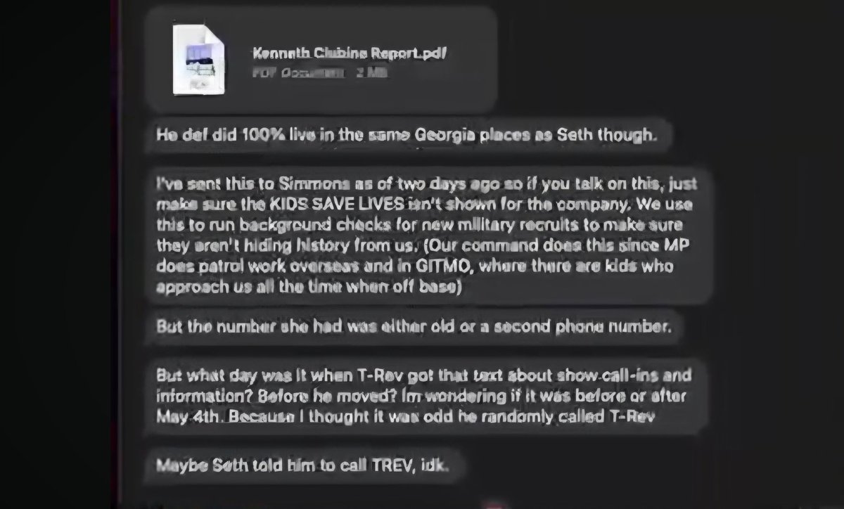 <a href="/k9_cpt/">THE K9 CAPTAIN 🇺🇸</a> is it wise to share military information with  random youtube host? You need to
STOP underestimating youtube sleuths. I'll admit,watching them all figure out together,what you've been doing all along,was entertaining. It took them long enough 🤣 I tried to warn 🚩