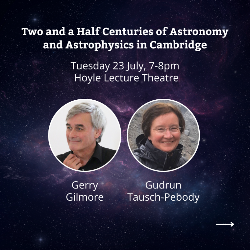 Cambridge_Uni's tweet photo. Everyone is welcome to the @cambridge_astro's 50th anniversary celebration 🎂

This July, come along to the Institute of Astronomy for three special talks featuring leading scientists from Cambridge working at the forefront of astronomical research.

Book your free seat now 👇