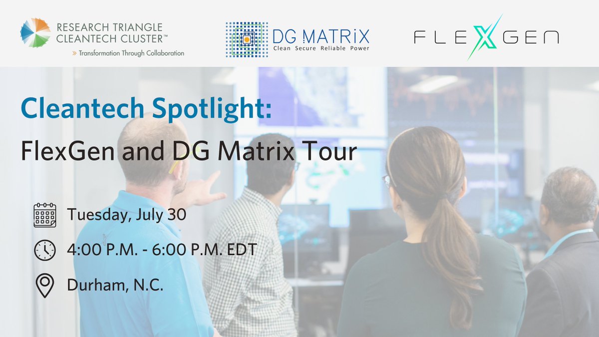 Research Triangle Cleantech Cluster tweet media