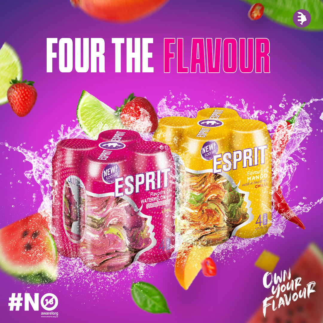 Show us your bold and fruity fit for #NationalFashionDay, and you could WIN our new 500ml 4-pack!
🍉 Snap a pic of your OOTD
🍓 Upload it to your feed
🍋 Tag us <a href="/EspritRSA/">Esprit</a> and #FourTheFlavour
 
Comp closes 19 July. T&amp;Cs apply.