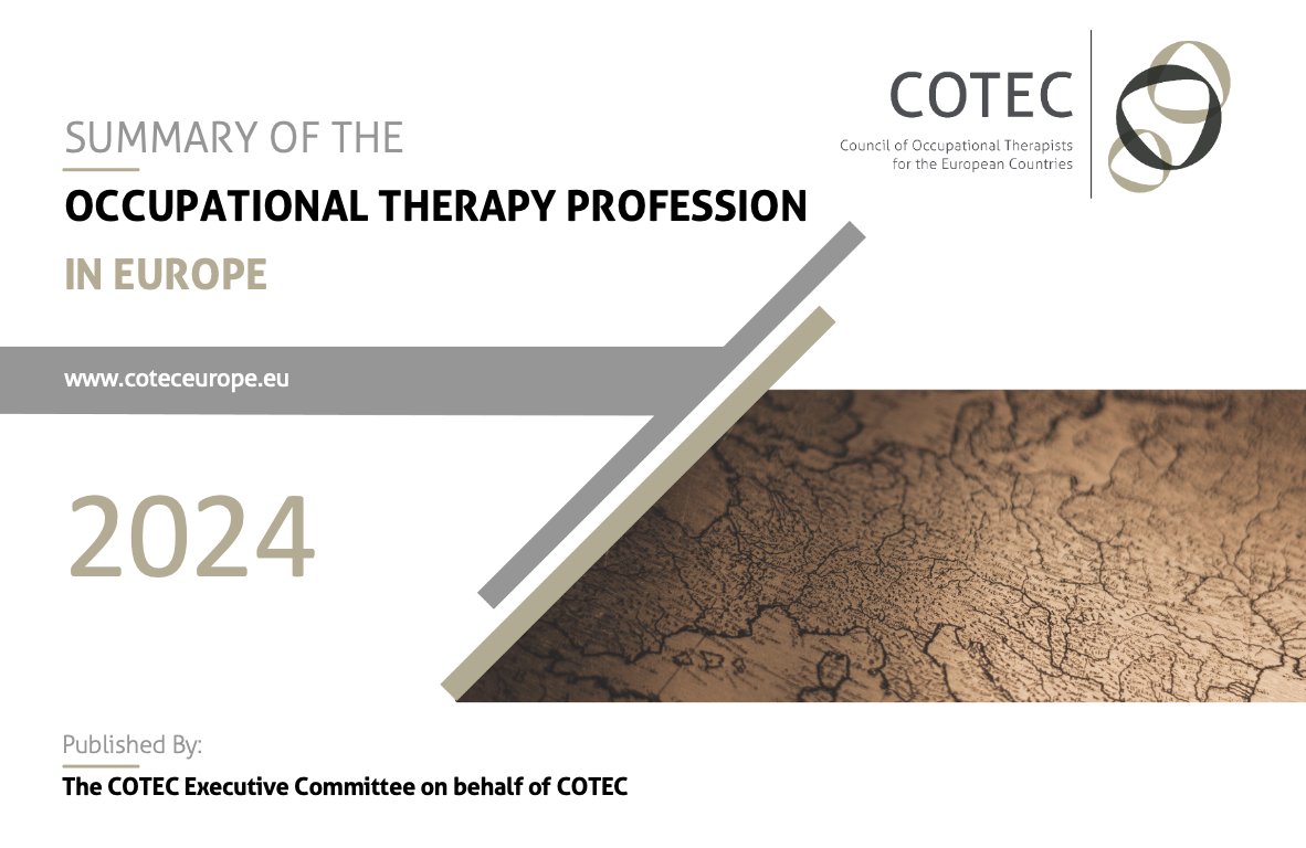 We are pleased to announce that the Summary of the Profession document 2024 has just been published. COTEC represents 33 European Occupational Therapy associations and approximately 215,000 Occupational Therapists. 

Read More - coteceurope.eu/wp-content/upl…