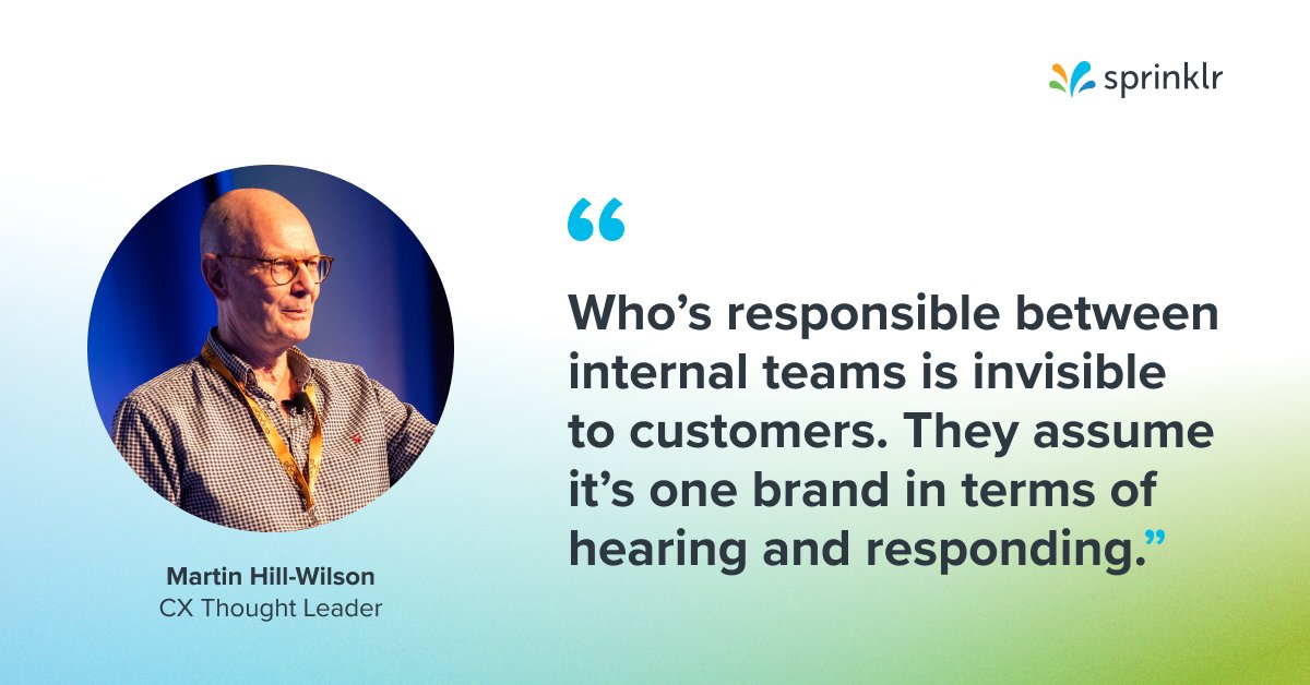 SwiftLacombe's tweet photo. Martin Hill-Wilson, a prominent thought leader in the customer service and CX space, shares his thoughts on silo-ism and how it has led to the fall of CX. 

#customerservice #customercare #cxm #customerexperience https://t.co/eV5hGYJf3O