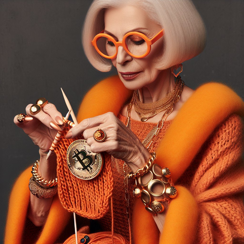 $GRANNY is knitting the fabric of endless possibilities. #btc #runes