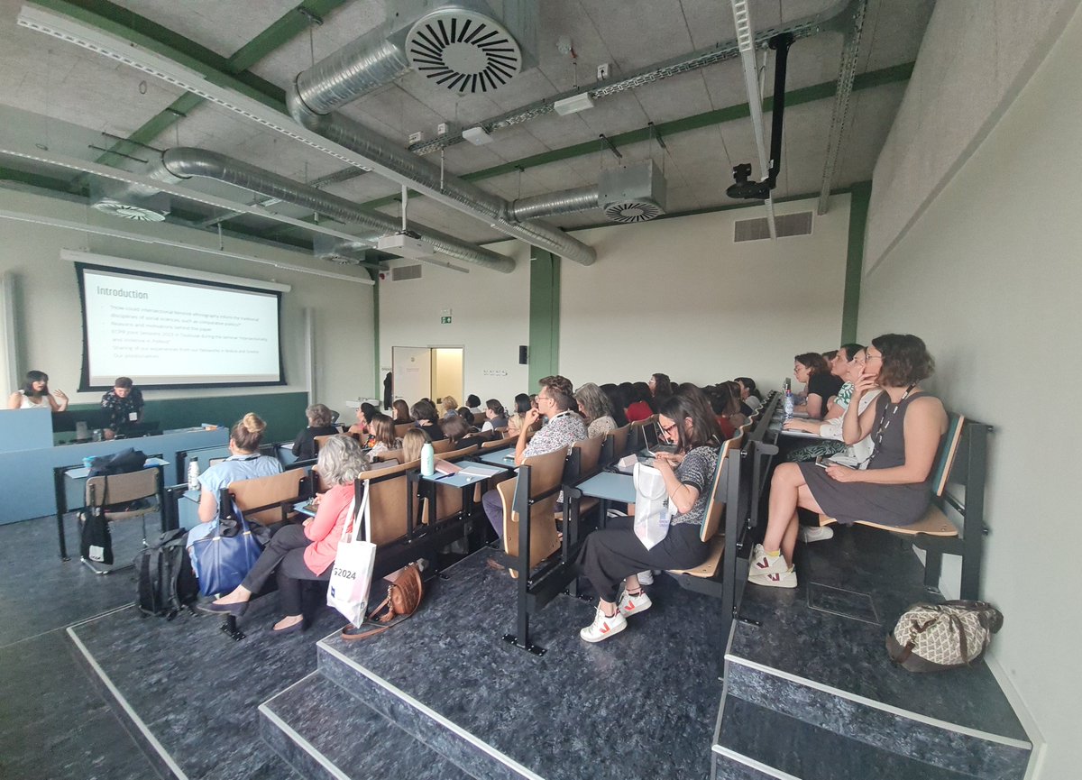 Dr Shardia B.Palmer (@shardiabpalmer) on Twitter photo Enjoyed presenting a chapter from my forthcoming book (2025) on Black Masculinities and Colonial Legacies at #ECPG2024 
A packed room and a great opportunity to explore my adoption of Intersectionality on expanding 
Feminist Methodologies in Researching Black Masculinities Enjoyed presenting a chapter from my forthcoming book (2025) on Black Masculinities and Colonial Legacies at #ECPG2024 
A packed room and a great opportunity to explore my adoption of Intersectionality on expanding 
Feminist Methodologies in Researching Black Masculinities