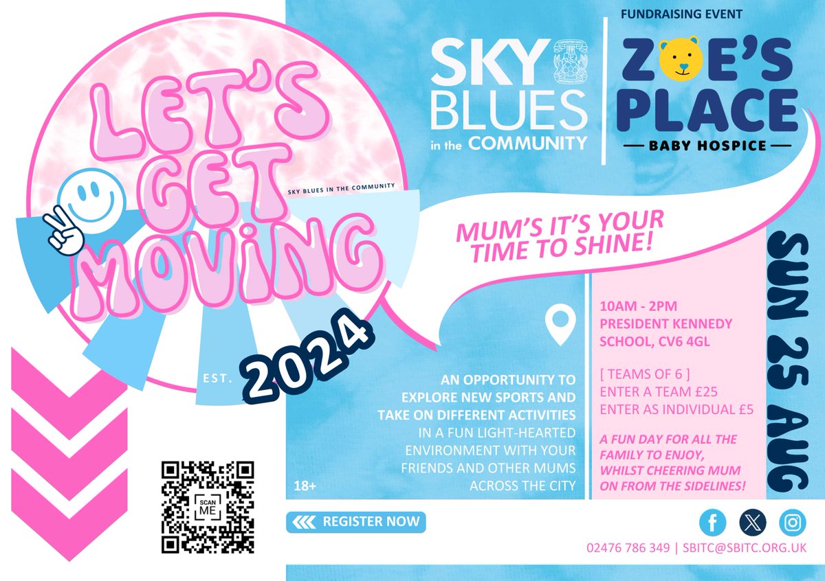 Coventry City (@coventry_city) on Twitter photo 📣 @sbitc_ccfc team up with <a href="/ZoesPlaceCov/">Zoe's Place Coventry</a> to launch an exciting new event taking place next month - aimed at Mums! #PUSB #MakingADifference 📣 @sbitc_ccfc team up with <a href="/ZoesPlaceCov/">Zoe's Place Coventry</a> to launch an exciting new event taking place next month - aimed at Mums! #PUSB #MakingADifference