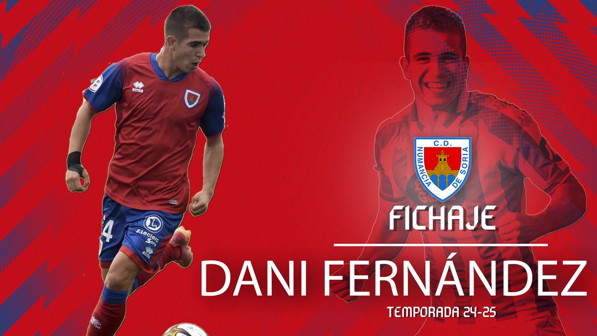 📝 OFICIAL I  El Numancia cierra el fichaje de Dani Fernández

El delantero soriano vuelve a casa tras su periplo por Izarra y Valladolid Promesas, en los que sumó 16 goles en los dos últimos años

ℹ️ Más info: cdnumancia.com/el-numancia-ci…

#BienvenidoDani I #YoMeApunto