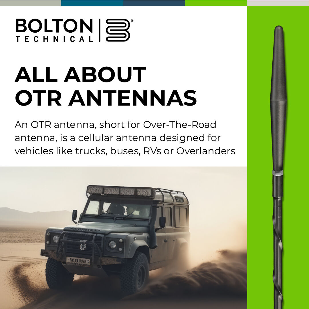 boltontechnical's tweet photo. Driving a long distance, but want to stay in contact with friends, family and work? Learn which cellular antenna is best for trucks, buses, RVs or Overlanders. Learn more:https://t.co/ulf1DrHQxJ 
#boltontechnical #otr #truckers #overlanding #rv #rvlife #cellularantennas https://t.co/obmkz6VZRR
