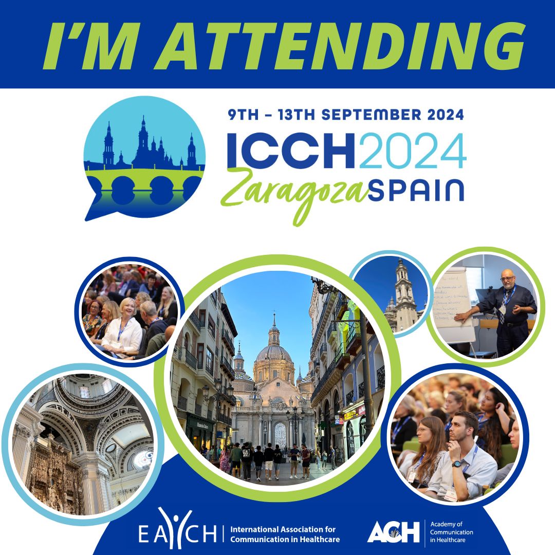 EACH_com's tweet photo. Are you one of the many attending ICCH 2024 in Zaragoza this September
Let your colleagues know by sharing this image on your social media
https://t.co/1xbMDw4Uah 
#ICCH2024 #EACHconference #Zaragoza2024 https://t.co/CE52HpsOfe