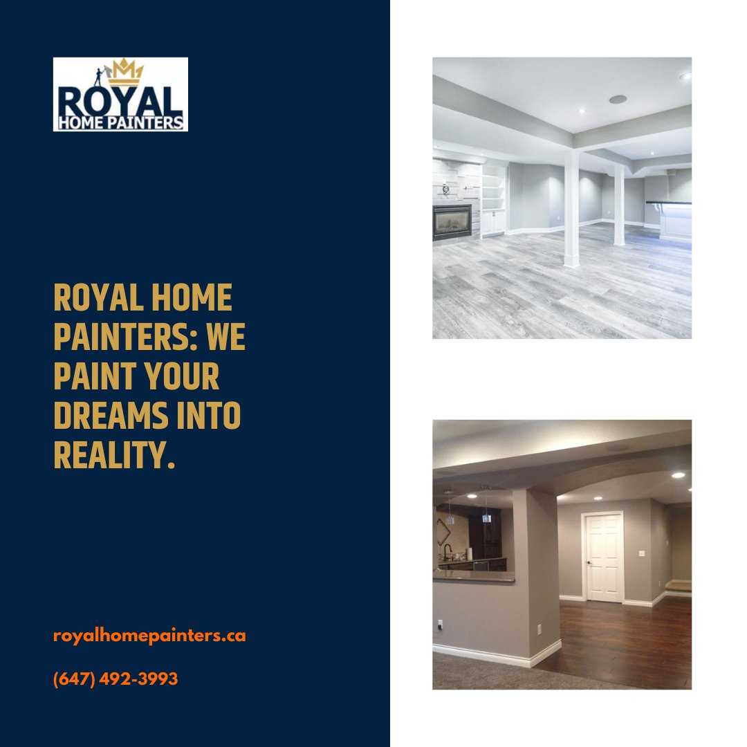 PaintersRoyal's tweet photo. Royal Home Painters: We paint your dreams into reality. #TorontoPainters https://t.co/uvx5QB2Gt9