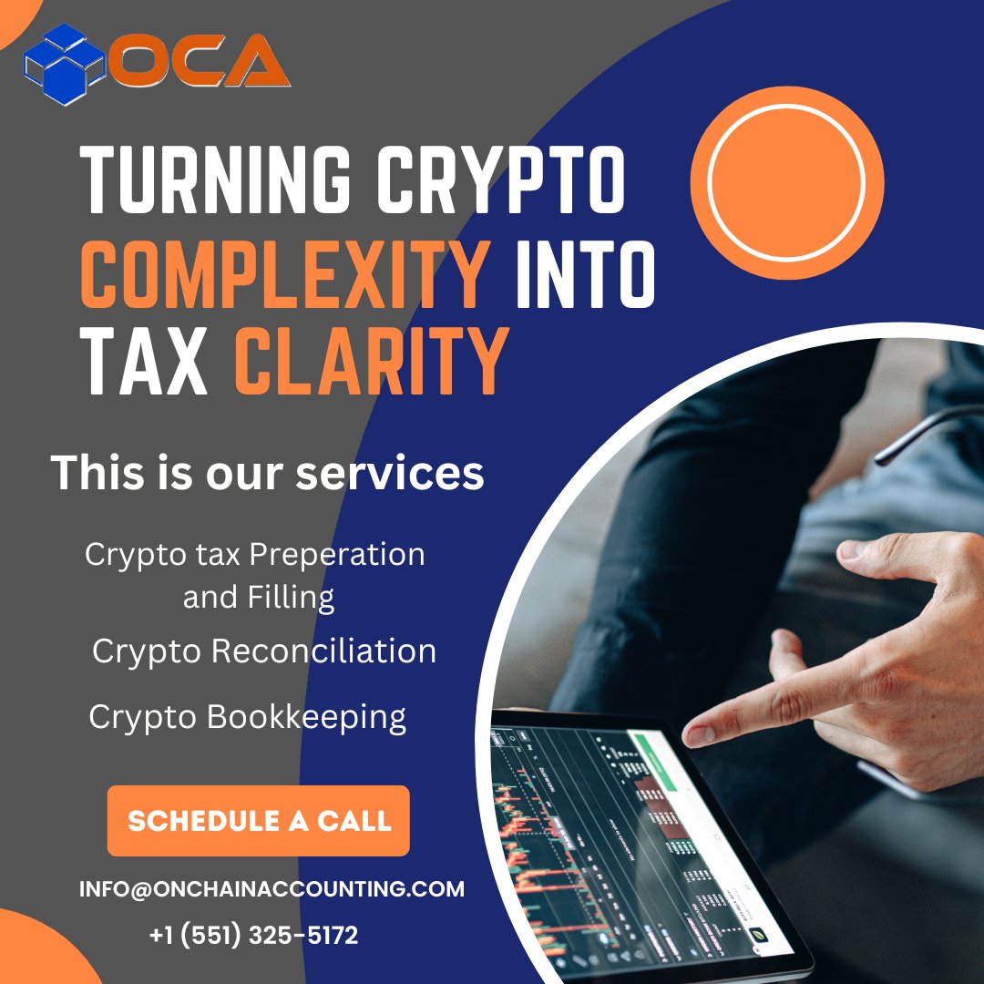 From crypto complexity to tax clarity: On-chain Accounting provides streamlined transaction tracking, ensuring precise reporting and compliance, while optimizing tax strategies for seamless financial management.

Let us help you!
Schedule a call at your convenience &gt;