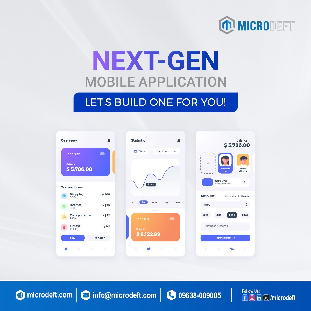 microdeft's tweet image. Let&apos;s build one for you.
#appdevelopment #webdevelopment #microdeft
