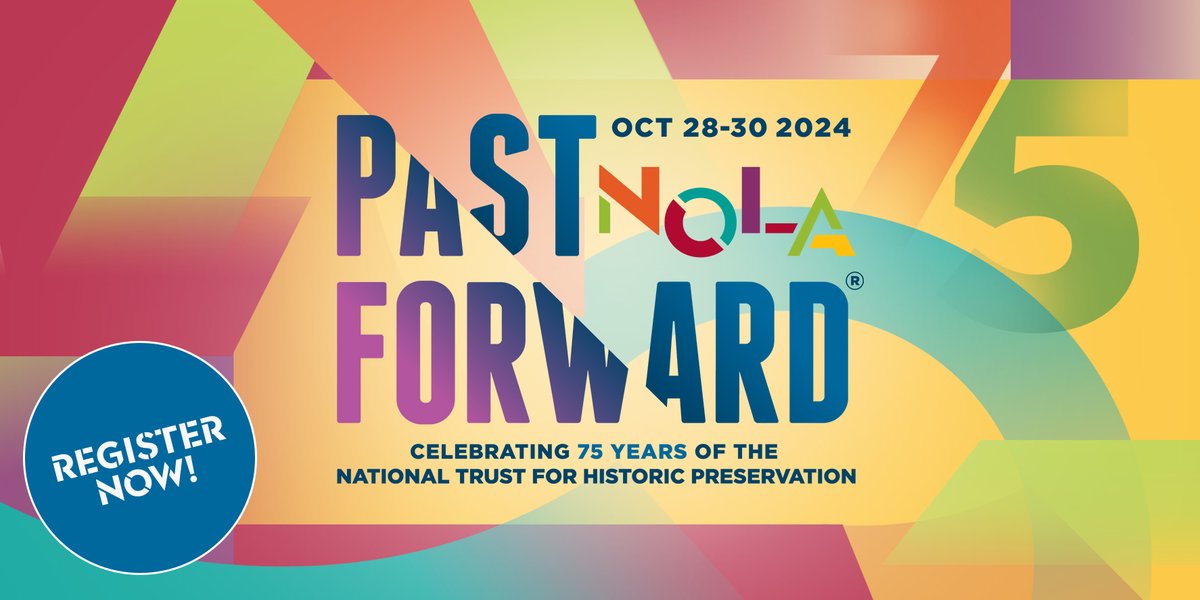SavingPlaces's tweet image. Registration is now OPEN!!

Join us for the nation’s premier #preservation event! #PastForward24 will be held in New Orleans, Oct 28-30. Register today to secure early bird pricing: ow.ly/qMRP50SuHMc