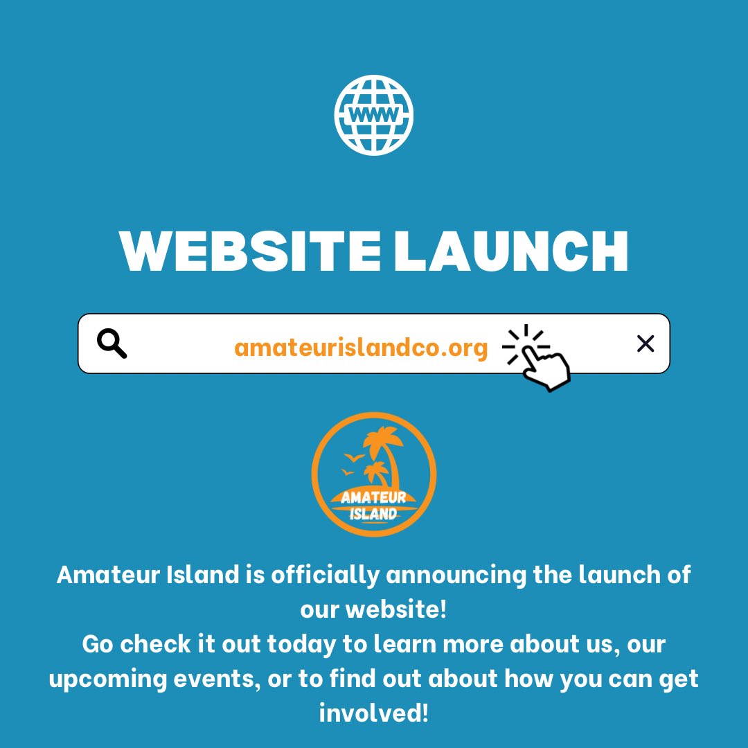 AmateurIsland_'s tweet photo. Initiate Launch Sequence 🏝️🚀💻

The official website of Amateur Island is here! Go check it out today! 

The link is located here ⬇️ and in our bio!

https://t.co/a6hQ2RUiAh https://t.co/jQcC6Hb5qB