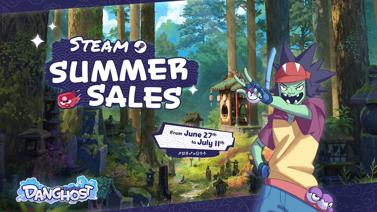 Only a few days left! Grab Danghost at 50% off before it's too late, now on Steam. If you enjoy arcade puzzle games, here's the one you need this summer! 🌞🍡

Download here ⬇️⬇️⬇️
store.steampowered.com/app/1812170/Da…