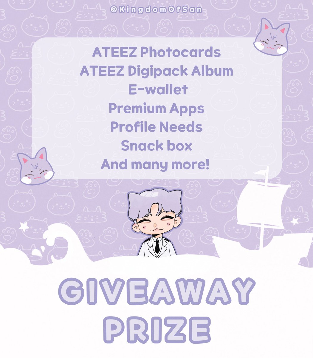 We've got some special gifts for a few lucky winners. Check out our list, there are some really cool items! 🎁 Take a moment to read the rules and cross your fingers for a chance to win. Good luck! 💪🏻

#SanRomanticSummerday
#낭만_가득한_산이의_여름날

x.com/KingdomOfSan/s…