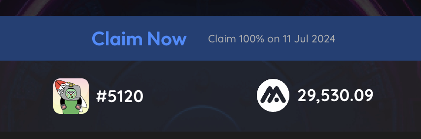 🪂 $MOCA Airdrop Checker Gelmiş

➖ Kastığımız RP'ler ile, Airdrop Tier 1'e girebilmişim ve 31800 $MOCA alıyorum.
➖ NFT Holder olduğum için de 77000 $MOCA Airdrop alacağım ama 11'inde bunun 29500 adetini claim edebileceğim.

Checker: mocaverse.xyz/moca-airdrop

Durumlar nasıl 👀