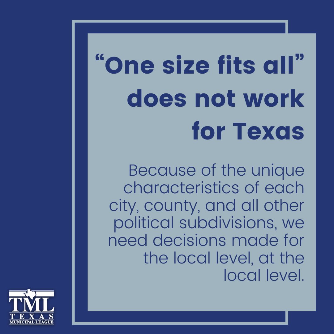 "One size fits all" does not work for Texas. #OurHomeOurDecision