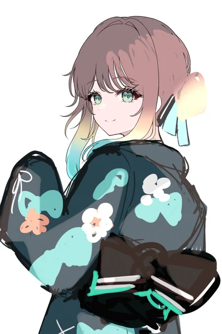 普段描く絵よりもちもちしてる気がする