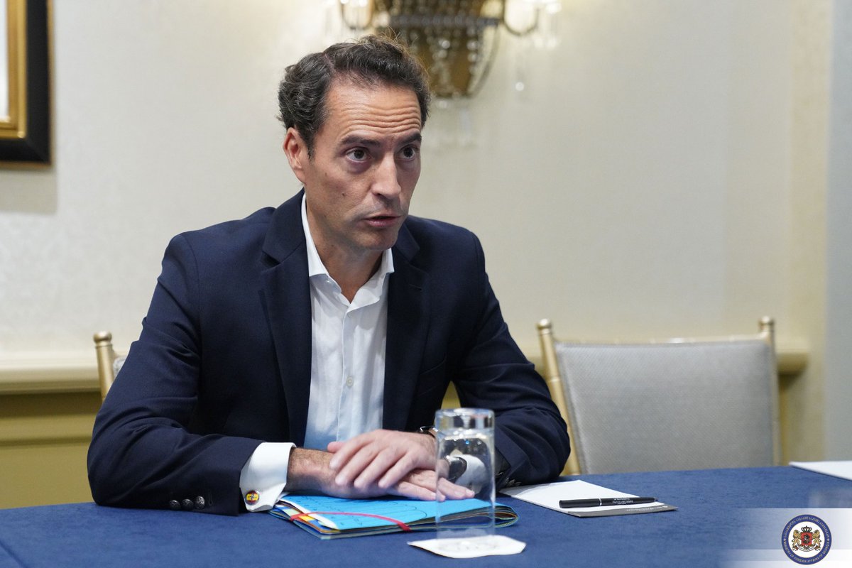 iliadarch's tweet photo. Very productive meeting with @JavierColominaP. We focused on the importance of NATO's jubilee Summit. 🇬🇪's integration process and cooperation with the Alliance, as well as the developments across the region were among the core themes of the discussion. https://t.co/tLYBFYsYdh
