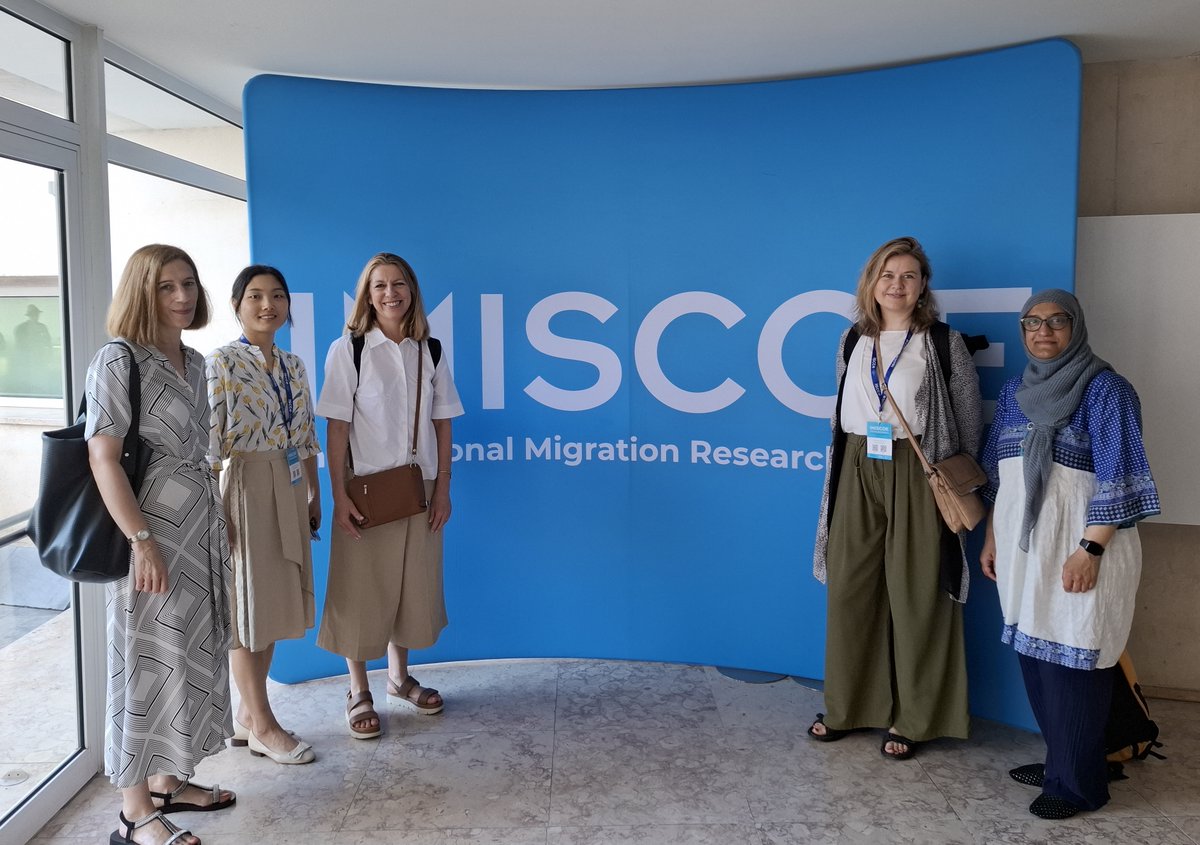 unequalageing's tweet photo. Some members of the research team attended the 21st International Migration Research Network (IMISCOE) Annual Conference, which was hosted by the Centre for Research and Studies in Sociology at the University Institute of Lisbon, Portugal. + https://t.co/KV23kRucHj