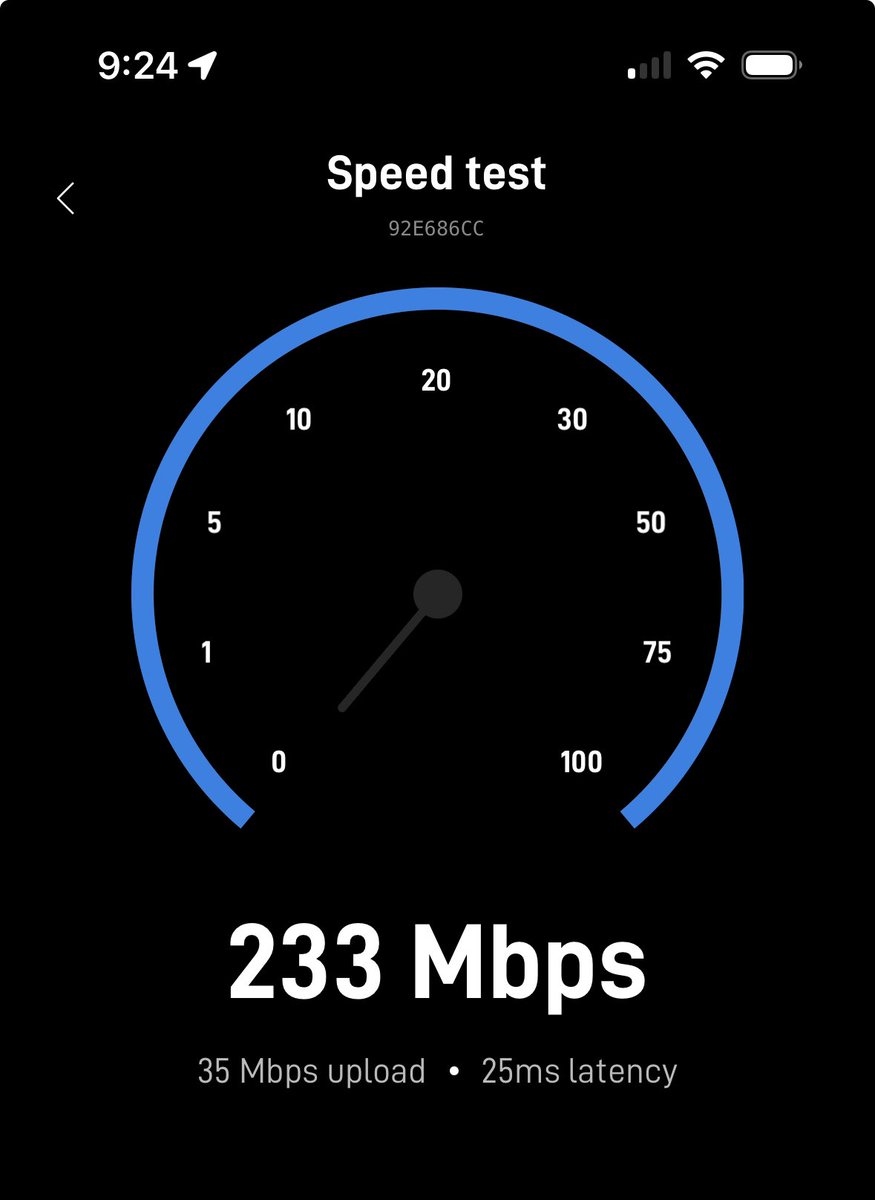 SciGuySpace's tweet image. Hurricane Beryl knocked out power and internet to large chunks of Houston. Nasty storm. Xfinity internet out, T-Mobile down to text and voice. So I ran to Best Buy last night and picked up a Starlink dish. Lots of trees so had to get creative. Amazing results.