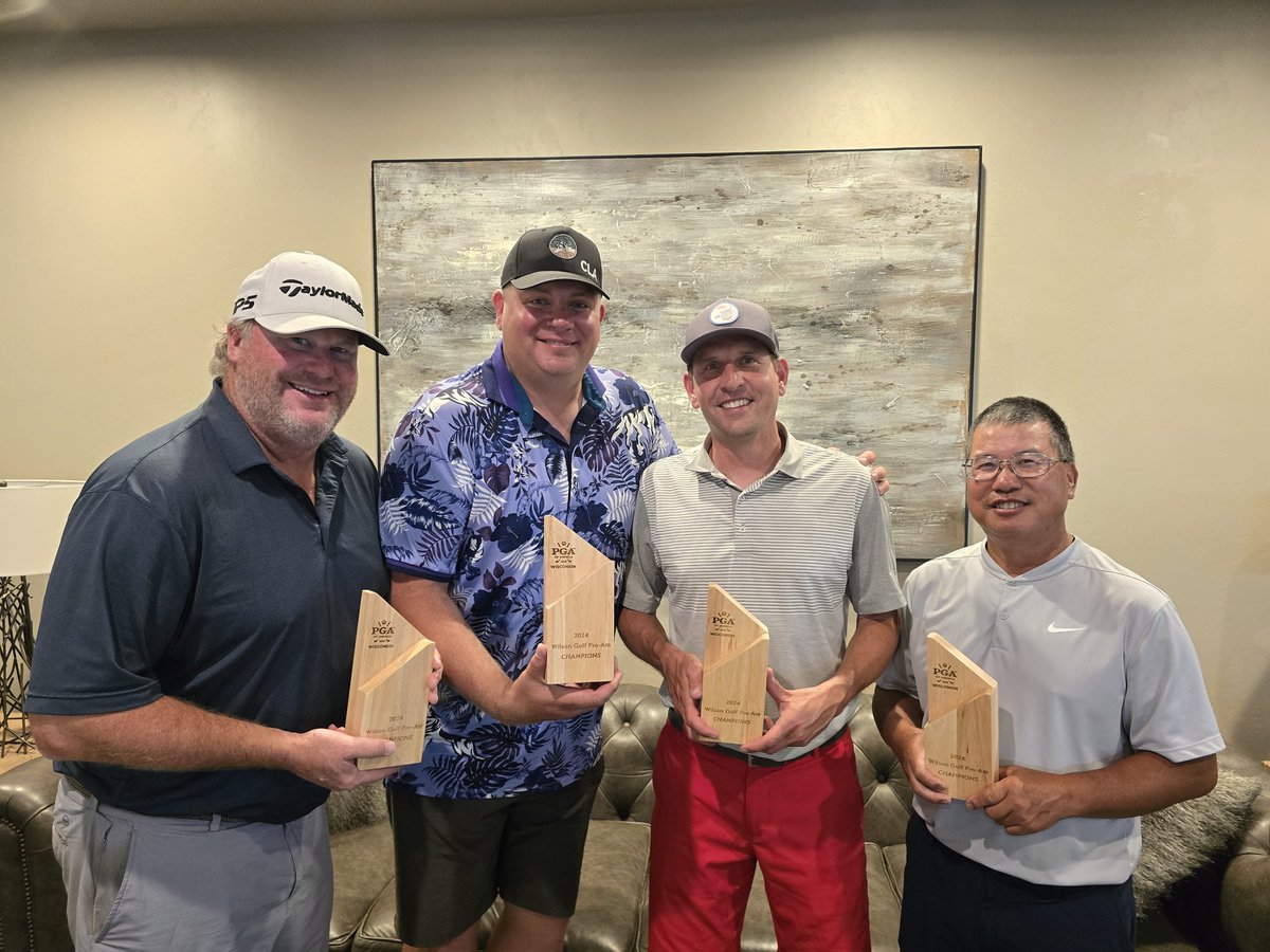 1st place this week in the Wisconsin-PGA @ SPCC