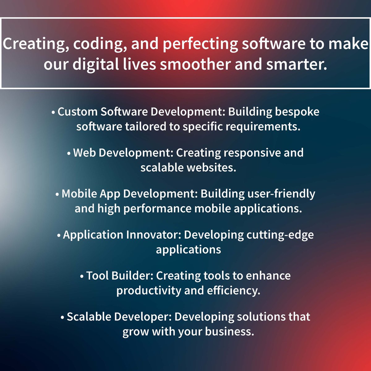 algofacttech's tweet image. Boost your business with Algofact&apos;s Software Development! Our experts deliver custom solutions that enhance performance and drive innovation.💻✨Stay tuned for more insights.
#SoftwareDevelopment #SoftwareDeveloper