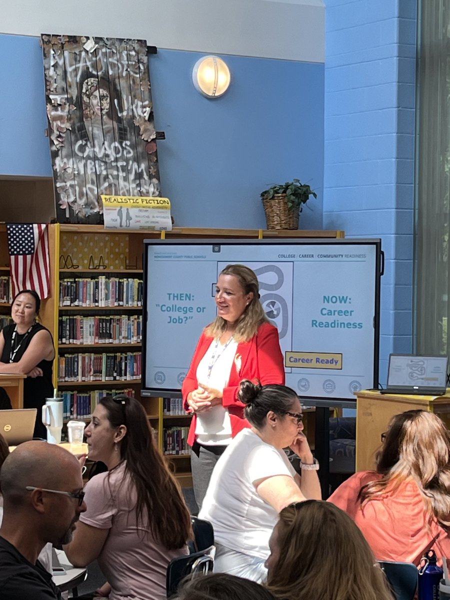 Then: College or job Now: Career Readiness! HS RC and CCIC summer leadership meeting is on 🔥! ⁦<a href="/MCPS/">MCPS</a>⁩  ⁦<a href="/MCPS_MoCoCAP/">MoCoCAP</a>⁩