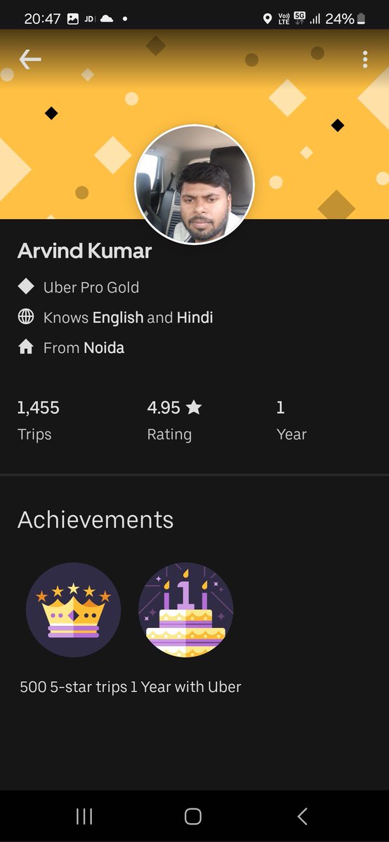 Sagar181989's tweet photo. @Uber_India @Uber_Support 
Vrry bad service 
He is taking CNG while ride 
I was in cab since 30 mnts https://t.co/8P6nfgBnrn