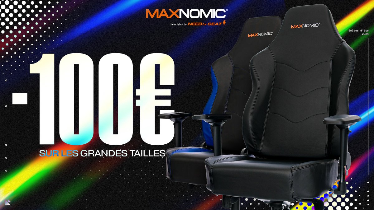 Les prix fondent pendant les #Soldes2024 ! 🧊

Moins 100€ sur tous nos sièges XL💪

- Structure renforcée
- Supporte jusqu’à 180kg 🏋️‍♂️
- Confort optimisé avec une mousse haute densité
- Idéal pour les grandes tailles !

Profitez-en dès maintenant ▶️bit.ly/4bwxZbf