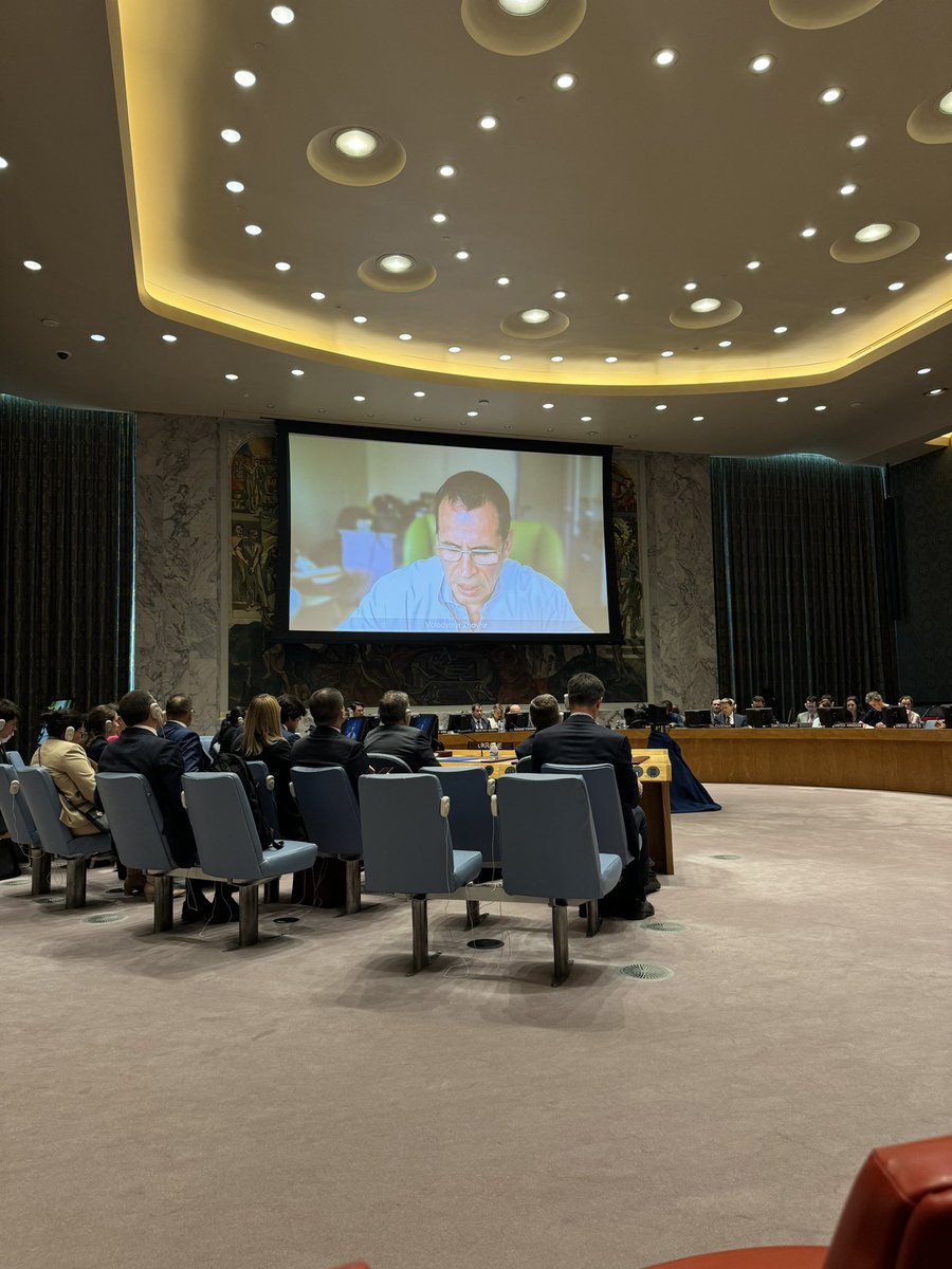 Jakub Kulhanek (@jakubkulhanek) on Twitter photo Too afraid of hearing the uncomfortable truth? The 🇷🇺Russian ambassador has gone to extraordinary lengths to block 🇨🇿Czechia from speaking at the <a href="/UN/">United Nations</a> Security Council today—the same ambassador who has been insisting on Czechia’s appearance before the Council for months. Russia Too afraid of hearing the uncomfortable truth? The 🇷🇺Russian ambassador has gone to extraordinary lengths to block 🇨🇿Czechia from speaking at the <a href="/UN/">United Nations</a> Security Council today—the same ambassador who has been insisting on Czechia’s appearance before the Council for months. Russia