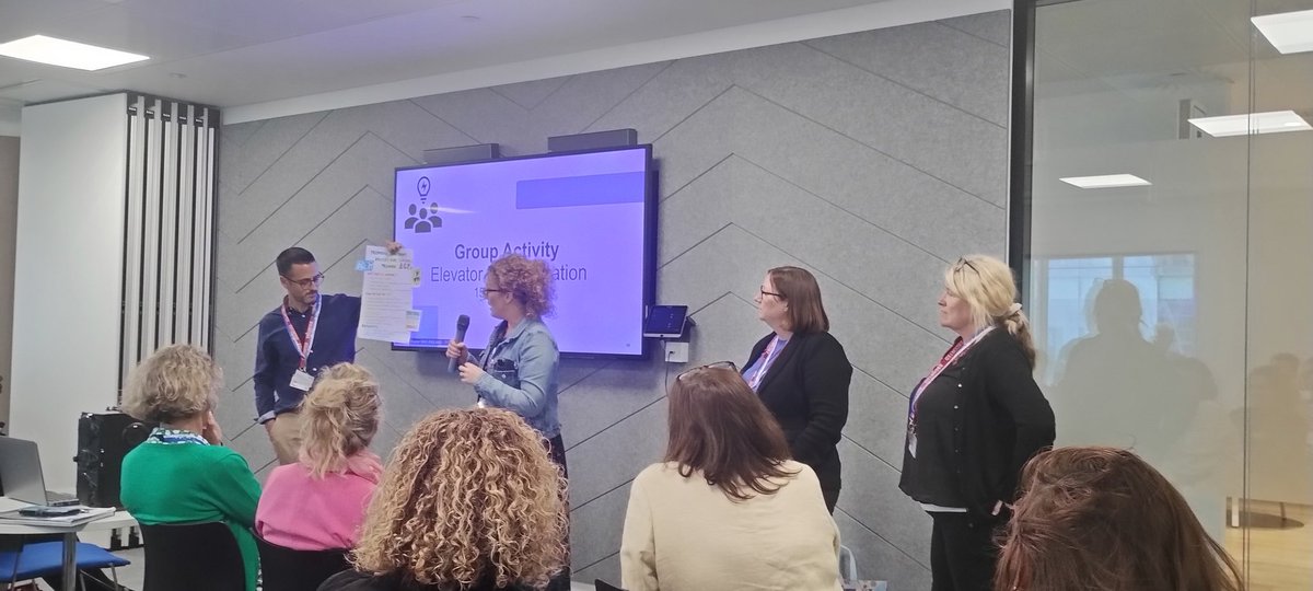 Team ACP, sharing the 'elevator pitch' for how to prepare radiotherapy services for supporting trainee ACPs #AHPWED