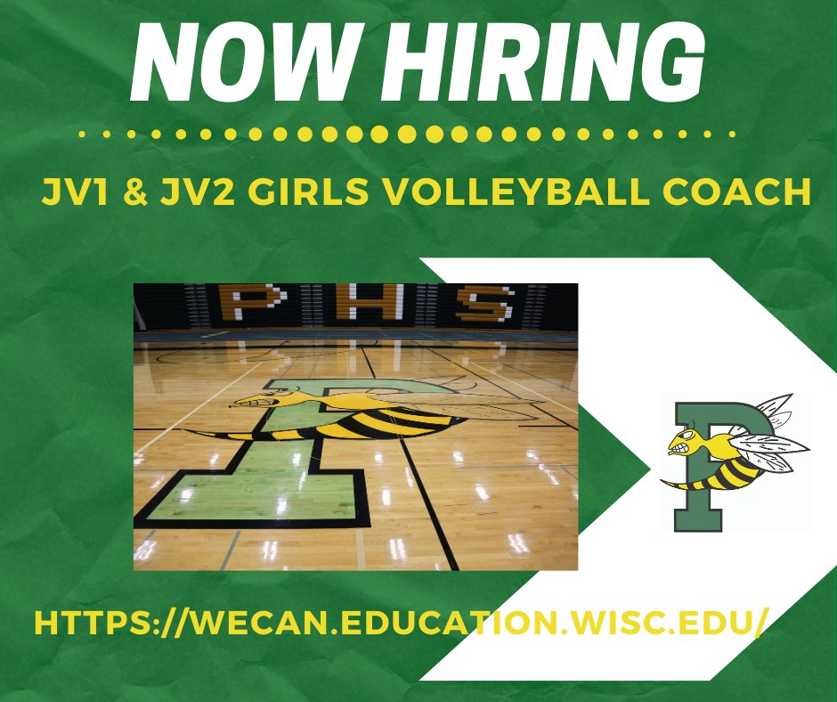 Looking for some great coaches to join our team. Consider applying for either of our volleyball positions at WECAN

 #PreblePride