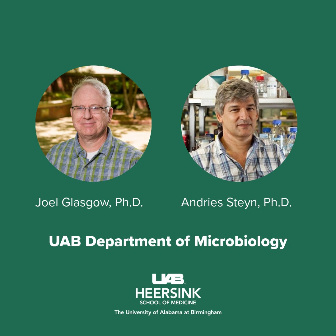 PUBLISHED: Congrats to Drs. Glasgow and Steyn on their recent publication, "Spatial distribution of Mycobacterium tuberculosis mRNA and secreted antigens in acid-fast negative human antemortem and resected tissue:" pubmed.ncbi.nlm.nih.gov/38880068/