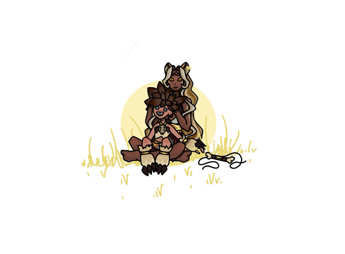 Buggaboonn's tweet photo. I drew Antandra putting up Koko’s hair :)
#Digitalart #afkjourney #fanart https://t.co/7ZVybyMEQ9