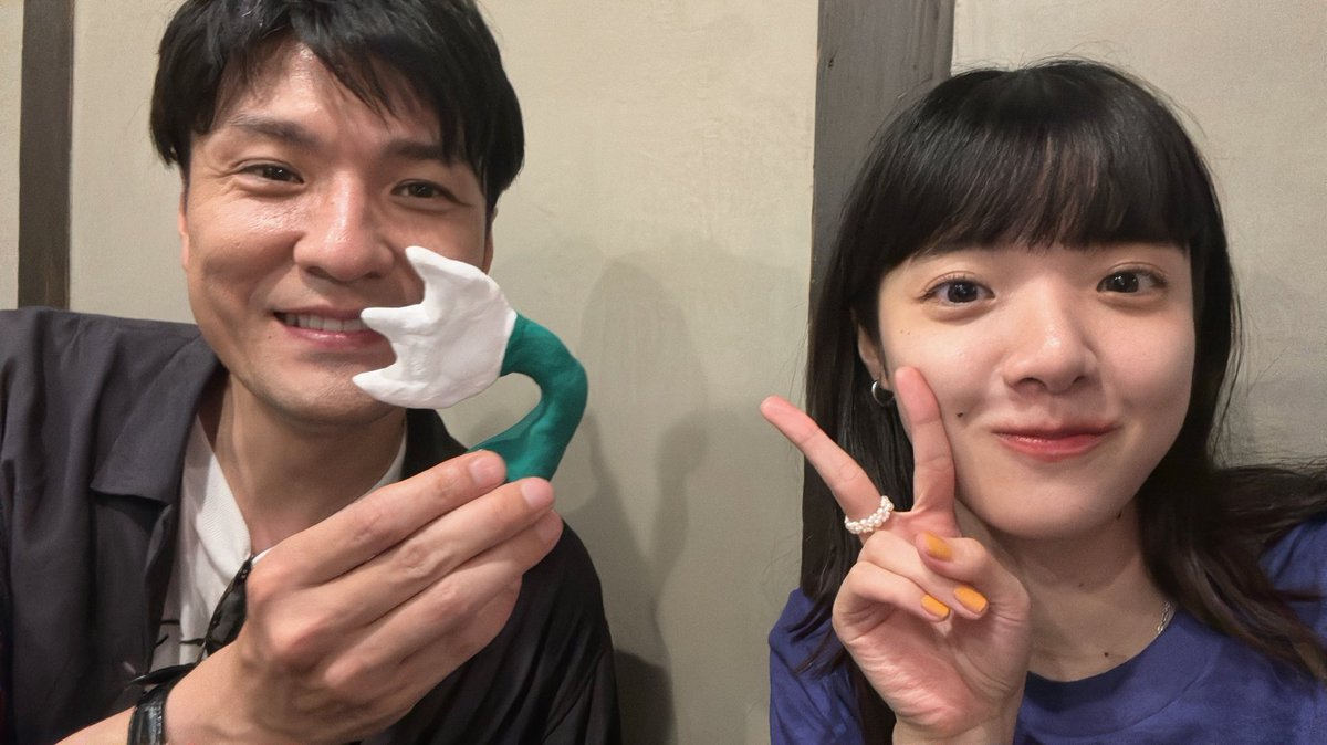 aimyonGtter's tweet photo. ラブコール 大阪 1日目
取り急ぎ、幸せです！！！
呑んでまーす！！、やびーー

みんな来てくれてありがとう
楽しかった！
直太朗さんとのアンコール、緊張した、どうでしたか！璃月くん最高や。 https://t.co/56ryRD0UBW