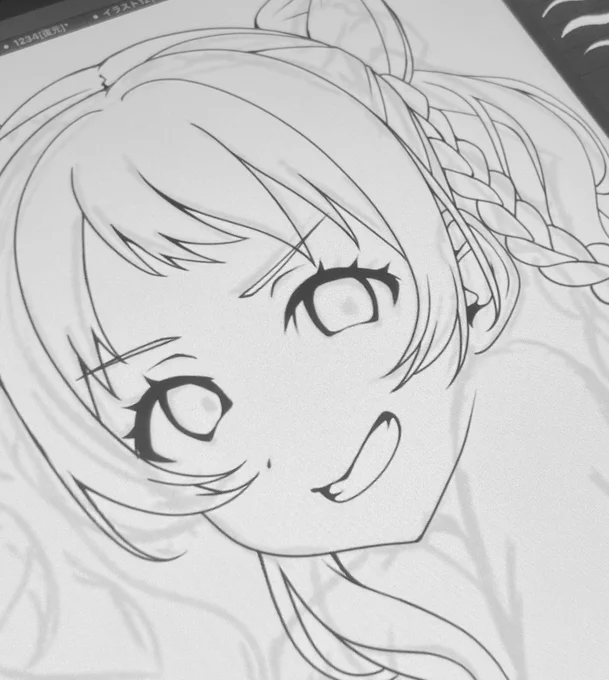 赤ちゃんみたいな咲季描けた 