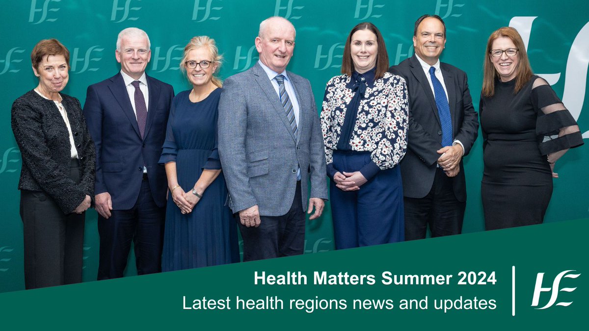 In the Summer 2024 edition of Health Matters, we highlight some of the great work being done in each of the 6 health regions. We also learn more about the 6 Regional Executive Officers and their approach to this change: bit.ly/3KPKBiL

#OurHealthService