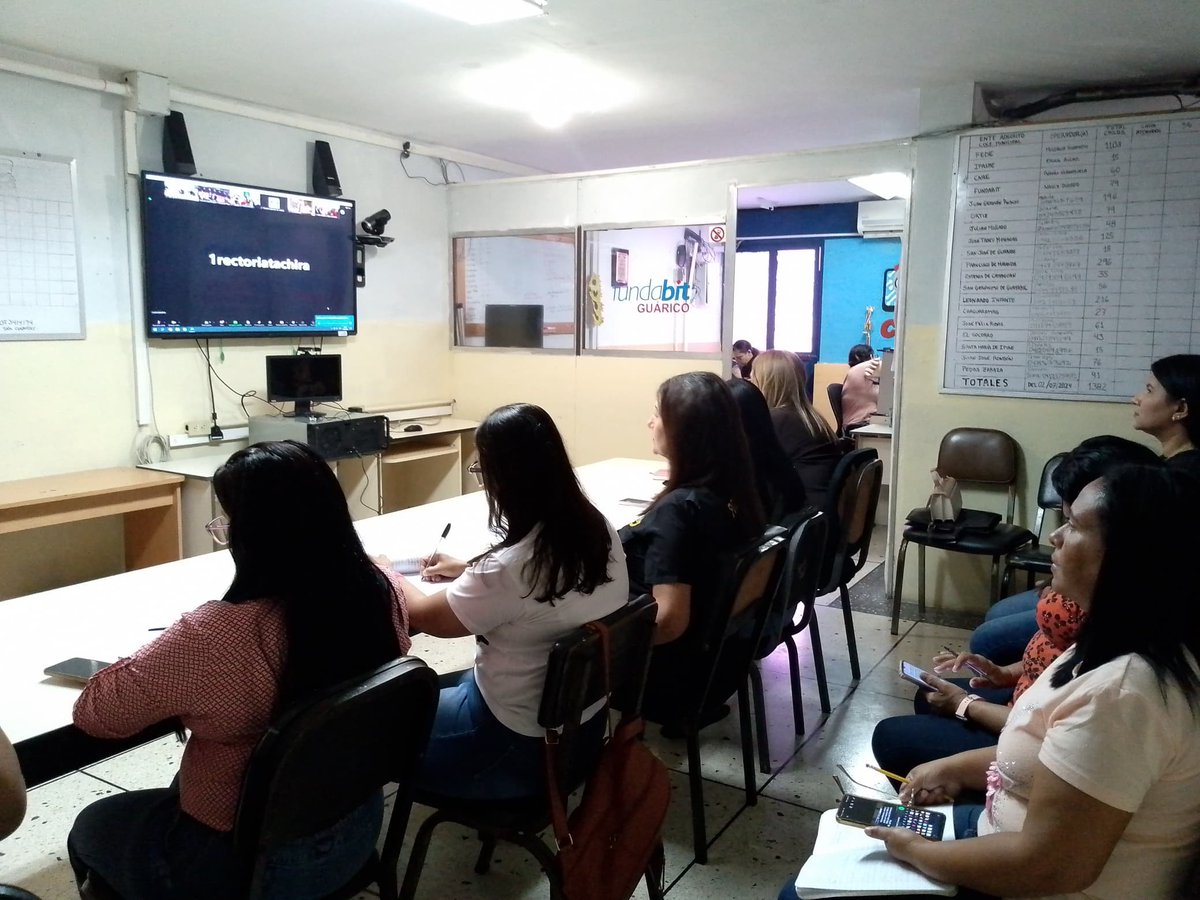 CDCEGuarico's tweet photo. #VenezuelaEsPoesía
🗣️📢 #AlMomento El equipo del @CDCEGuarico, presente en la videoconferencia sobre los "TSJ va a la Escuela".
@NicolasMaduro 
@_LaAvanzadora 
@MPPEDUCACION 
@EliasEducacion1 
@josemvasquez 
@Gob_Guarico https://t.co/iV6oqH6xNc