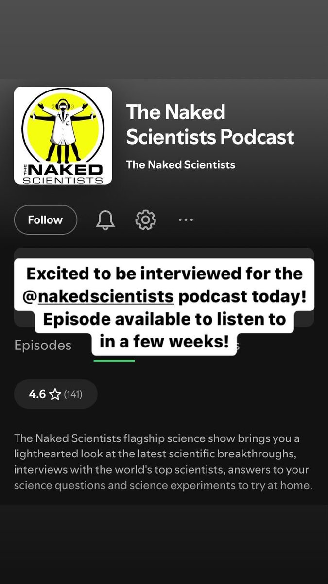Had a fab interview with James from the <a href="/NakedScientists/">The Naked Scientists</a> today! Watch out for the episode in a few weeks on all of the normal podcast channels, plus on BBC radio 5 live.