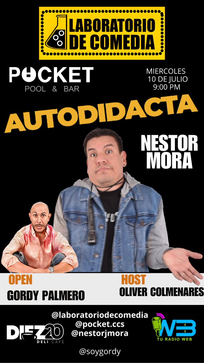 Soygordy's tweet photo. Aquí, viendo que no me has comprado entradas para el show de mañana con @NestorjMora 

Son 3 $ apenas. Dale like y te mando mi PM. https://t.co/3rDcjmFAet