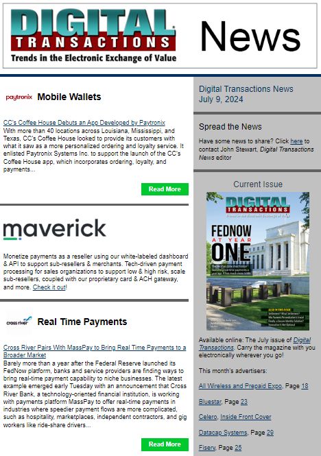 DTPaymentNews's tweet photo. Today's Digital Transactions News: Paytronix Supplies Payments App; Cross River Eyes Real-Time Payments Expansion; Skim Swipe’s POS Role
https://t.co/KHHWktU3ab 
#payments #mobilewallets #loyalty #Paytronix #CCsCoffeeHouse #realtimepayments #CrossRiverBank #MassPay #SkimSwipe https://t.co/7CS1YwKrAL