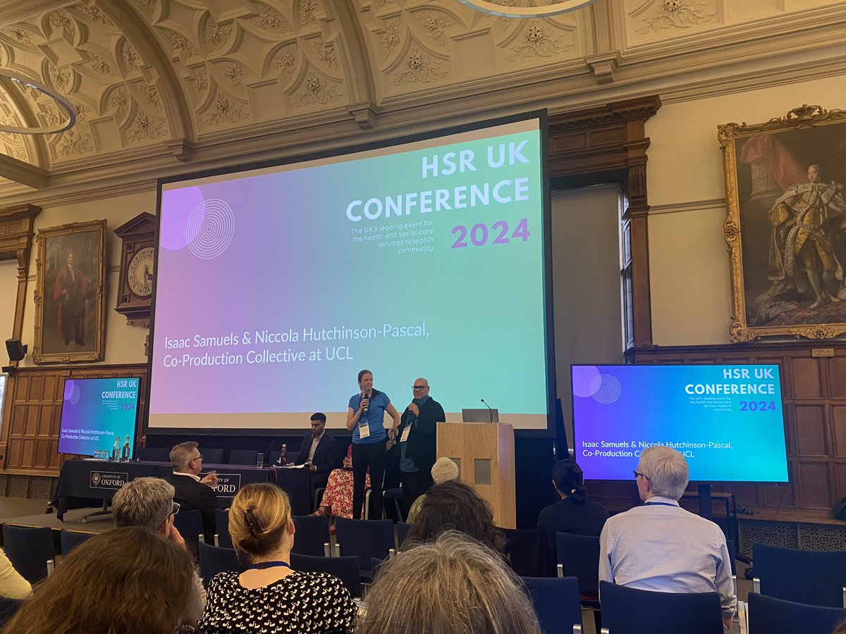“It didn’t take a pandemic to tell me that I would be the last person to be given support…that was my lived experience”

Powerful words from Issac Samuels, Co-Production Collective at UCL

#HSRUK24