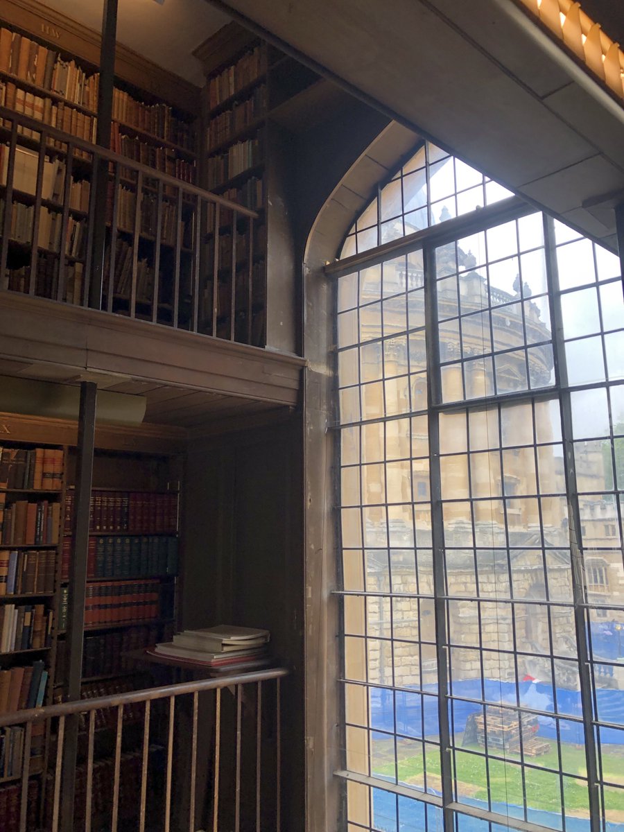 OxLibTrainees's tweet image. Today, some of us got the chance to visit @LibAllSouls and peruse the exhibition prepared by the All Souls Trainee 

Focusing on how generations of librarians have dealt with information and metadata, it provided a fascinating insight into cataloguing through the ages!